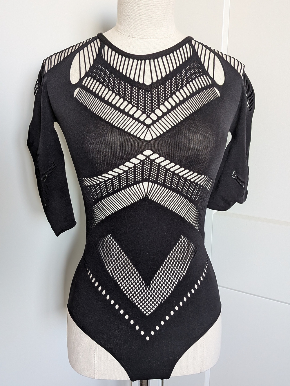 Black Milk A Sassy Nation Cut out Black Bodysuit One Size Fits All